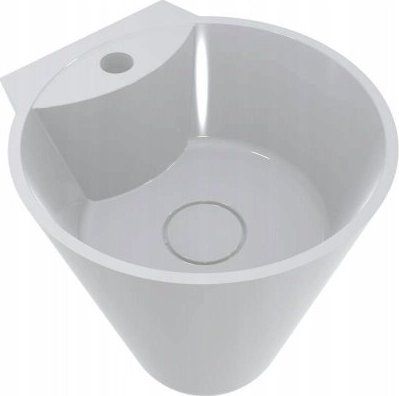 Umywalka Miraggio Umywalka podwieszana okrągła 37 x 36 cm