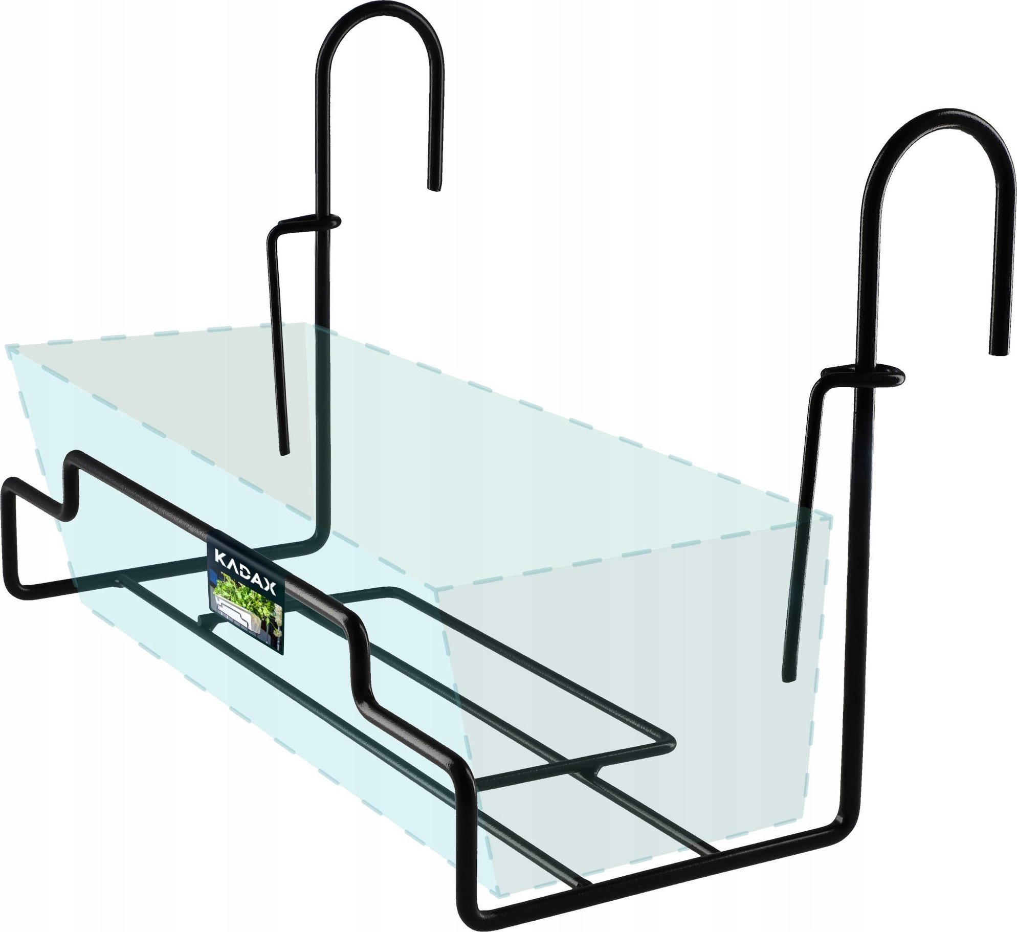 Kadax Wieszak Uchwyt Na Skrzynię Balkonową Doniczki 40cm