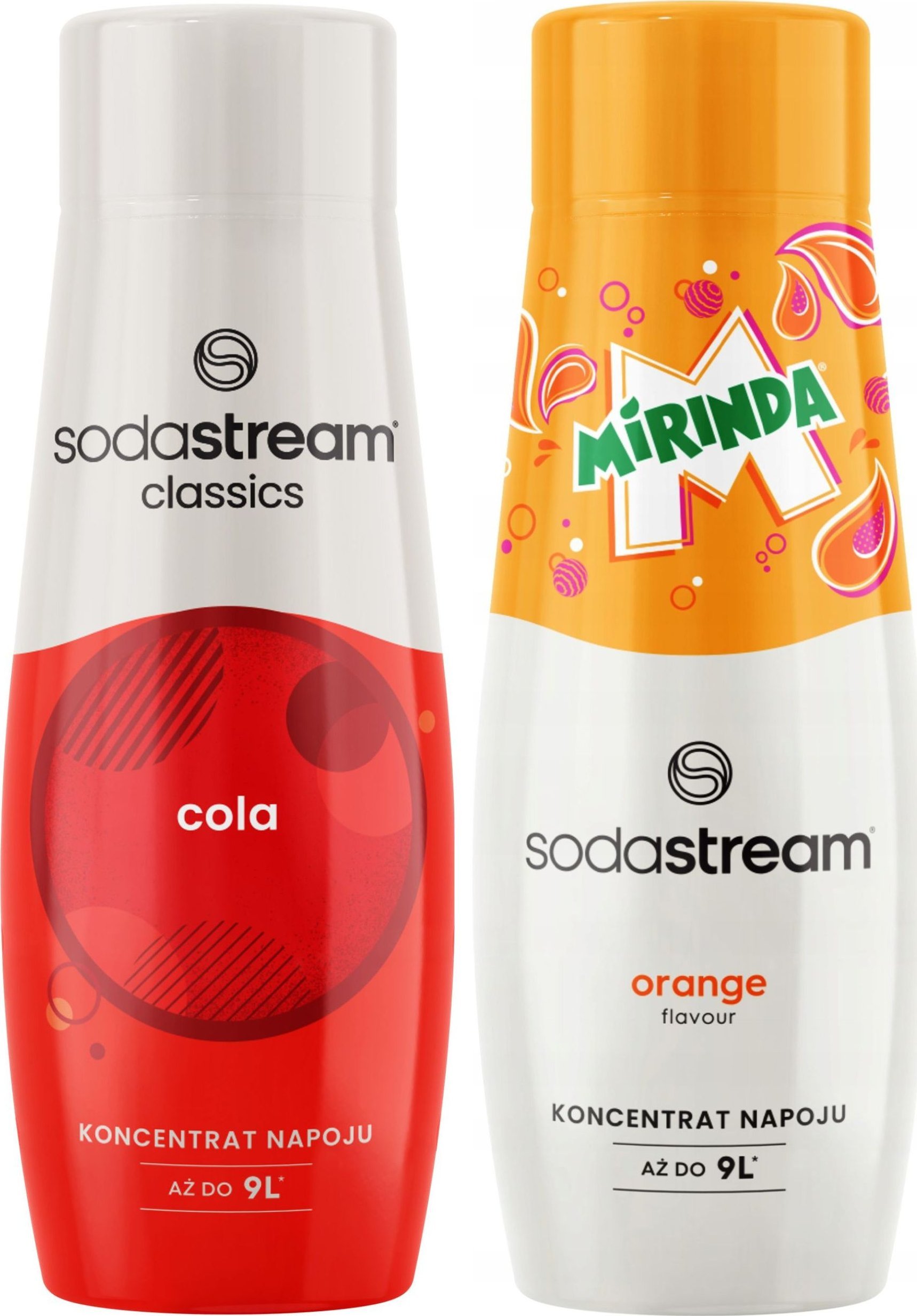 SODASTREAM Zestaw Koncentratów do Saturatora 2x Syrop COLA + MIRINDA