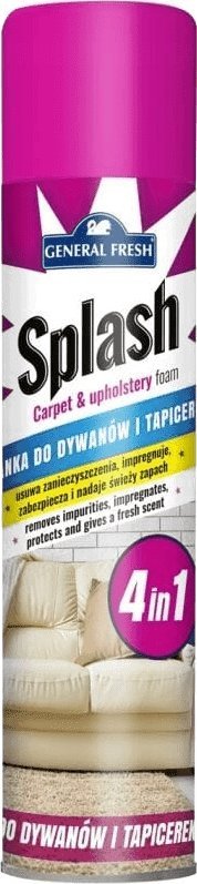 General Fresh Splash 4in1 Pianka Do Mycia Dywanów i Tapicerek 300ML