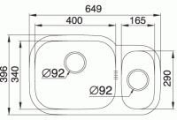 Pyramis Komora DIONE (65x40) 1 1/2B L