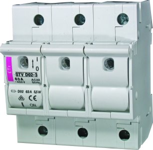 Eti-Polam Rozłącznik bezpiecznikowy STV D02 3P 63A - 002271004