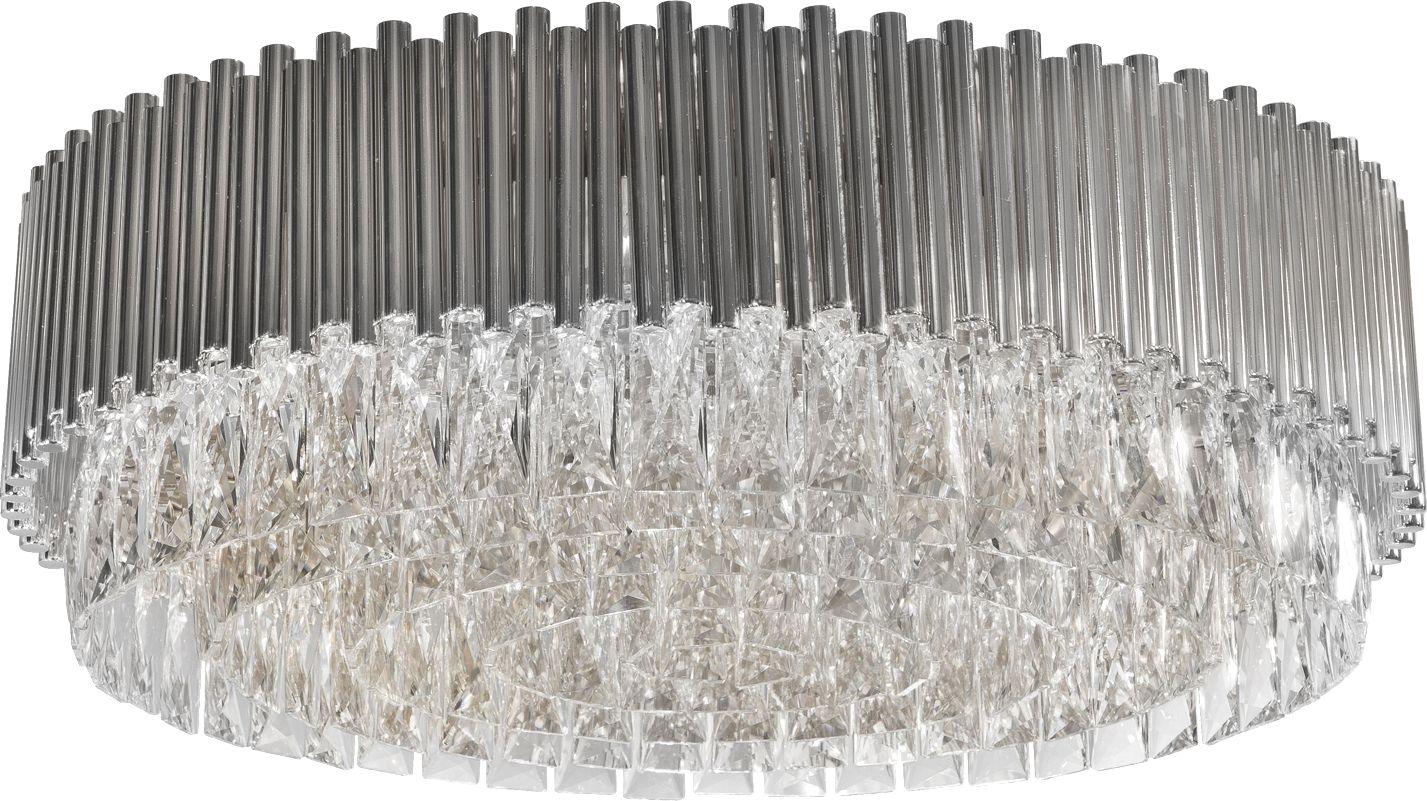 Lampa sufitowa Witek Home Plafon kryształowy Stic Chrome 60181/22