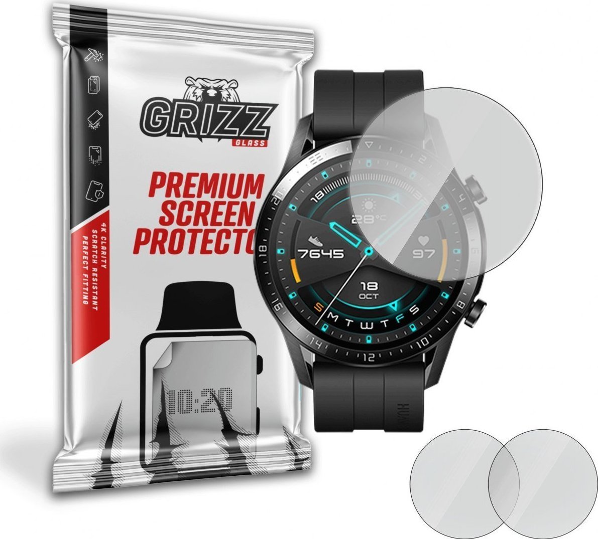 GrizzGlass Folia matowa Grizz Huawei Watch GT2 46mm