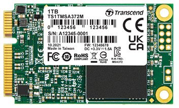 Transcend 256GB MSA372M 520/400 mSATA