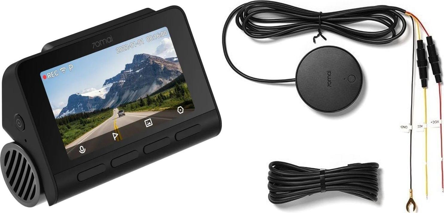 Wideorejestrator 70mai Wideorejestrator 70mai 4K A810 czarny + Adapter zasilania trybu parkingowego KIT UP04 4G