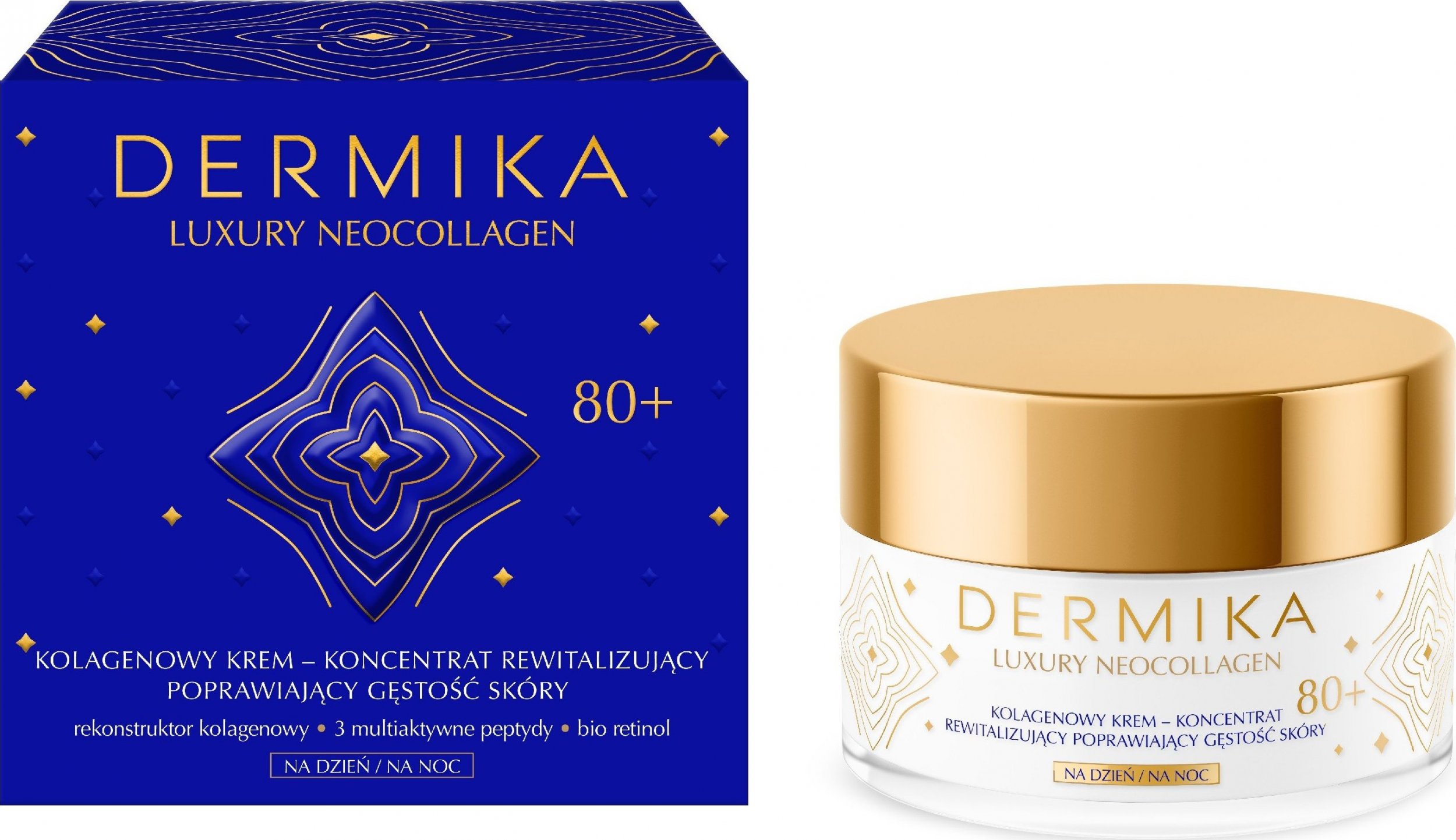 Dermika Luxury Neocollagen 80+ Kolagenowy krem-koncentrat rewitalizujący 50ml