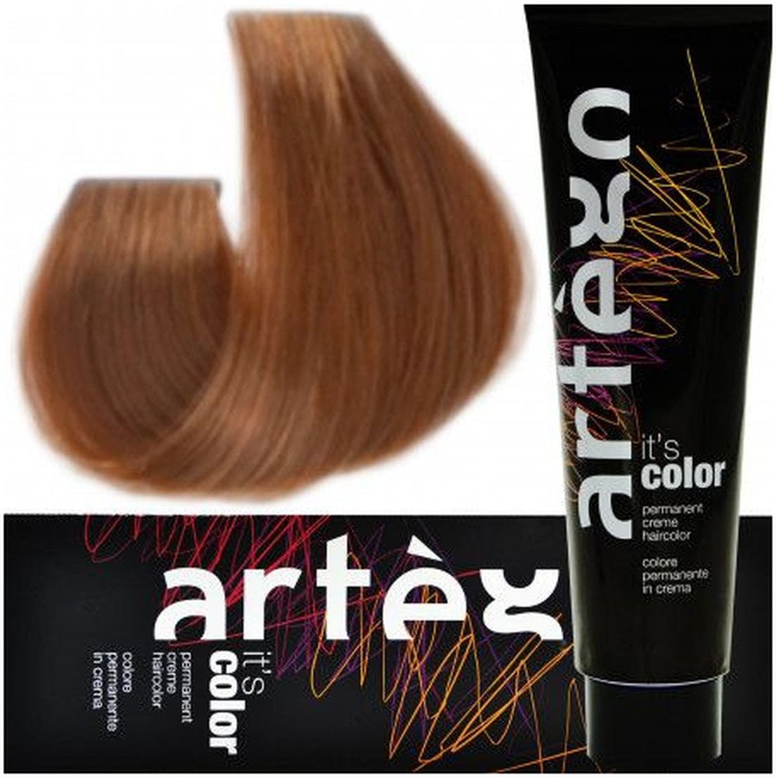 Artego Its Color Farba do włosów w kremie 150ml Miedziano-Popielaty Blond (7.41 - 7KA)