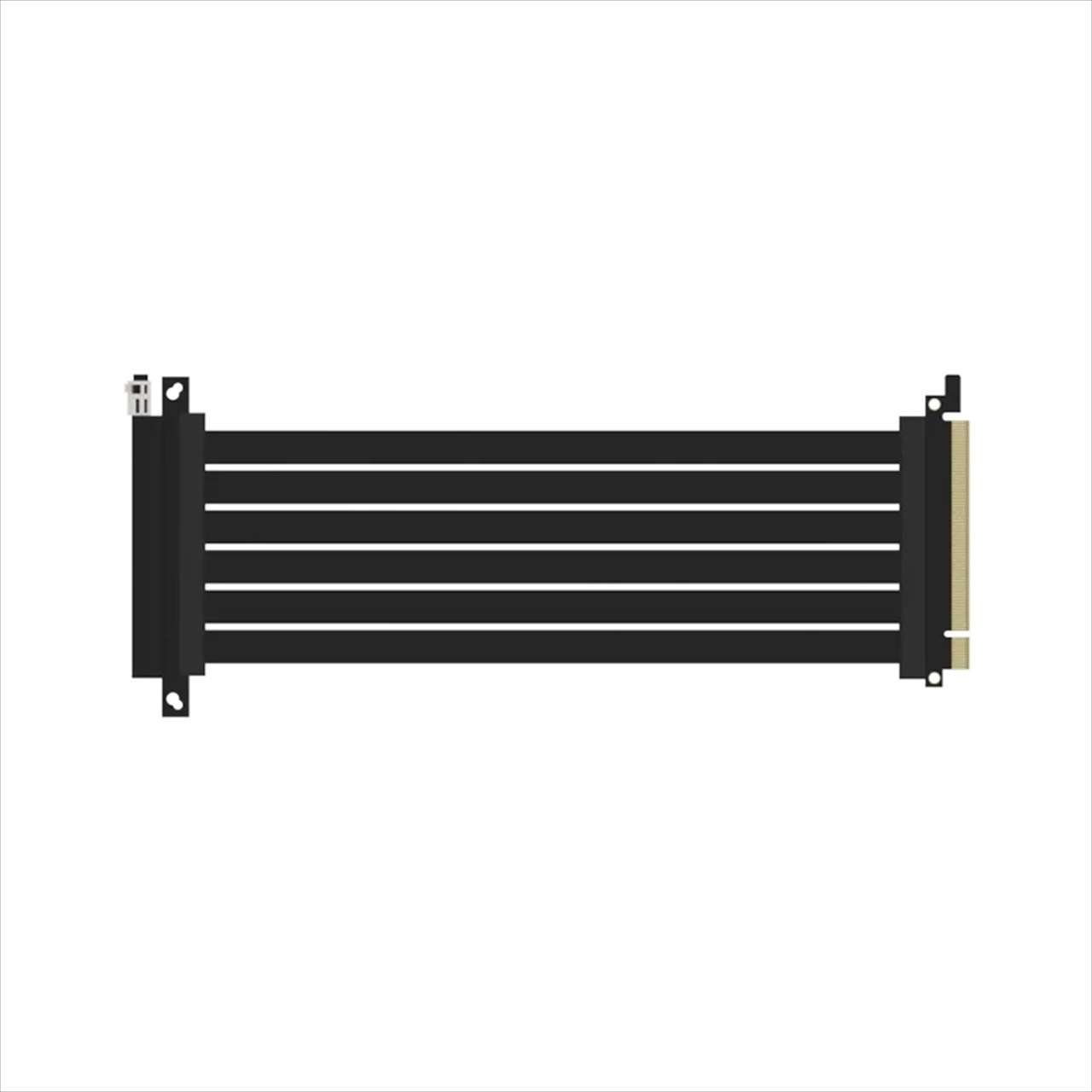 Ssupd Ssupd Riser Flachband-Kabel - PCIe 4.0, 270mm, schwarz
