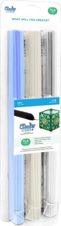 3Doodler Filament PLA Zestaw kolorów (PL-CLEAR-75)