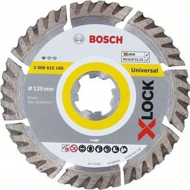 Bosch X-LOCK tarcza diamentowa do betonu 125mm (2608615166)