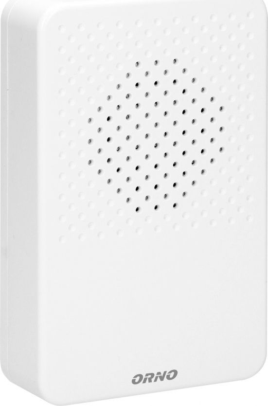 Orno Dzwonek przewodowy elektroniczny jednotonowy LARK MAXI AC, 230V, śnieżno biały
