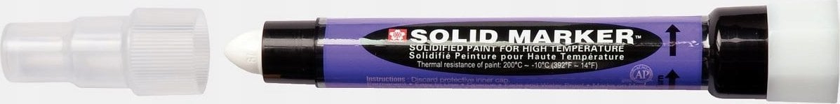 Sakura Marker Solid biały, cienki do wysokoch temeperatur, Sakura