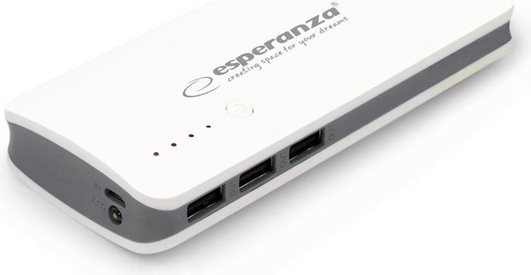 Powerbank Esperanza Radium 8000mAh Czarno-szary