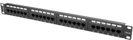 Lanberg Patch panel 1U 19" 24x RJ-45 Kat.5E Czarny (PPU5-1024-B)
