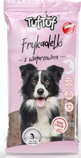 BULT TUF TUF Przysmak dla Psa Frykadelki z Wieprzowiną 3szt