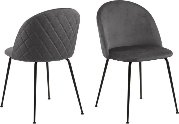 Actona Krzesło do jadalni LOUISE szary