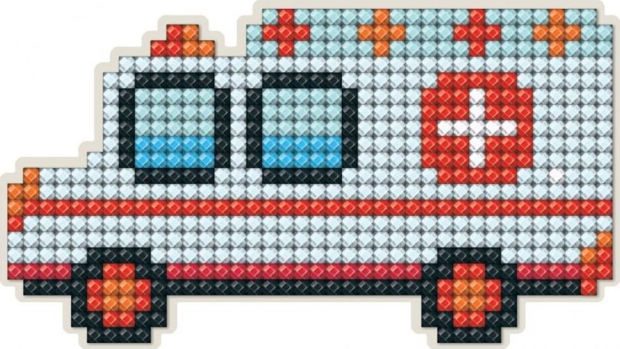 Collection D`Art Diamentowa Mozaika z magnesem Karetka