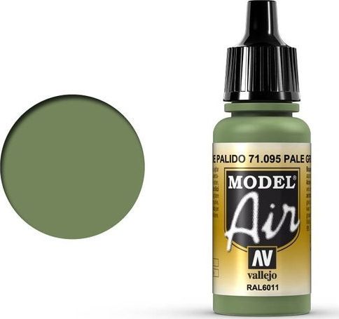 Vallejo Vallejo Model Air Pale Green 71.095 uniwersalny