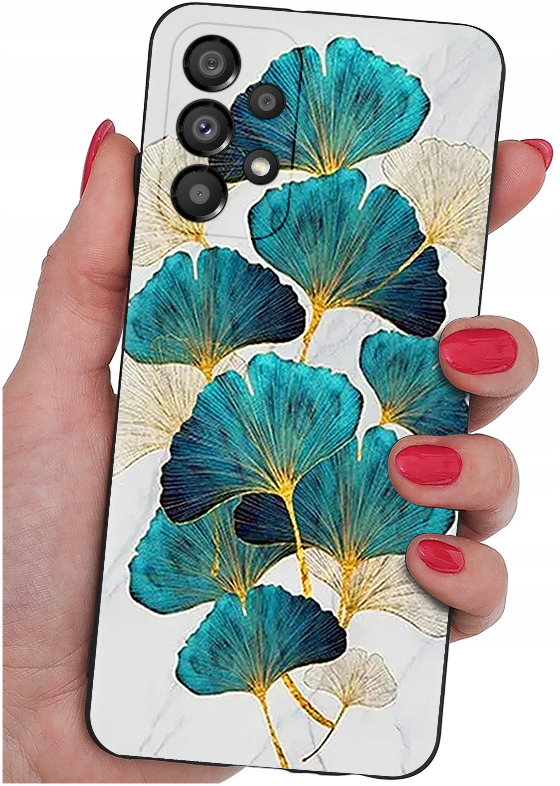 Etui do SAMSUNG A52 | A52s 5G | WZORY | SILIKONOWE MATT SZKŁO 9H