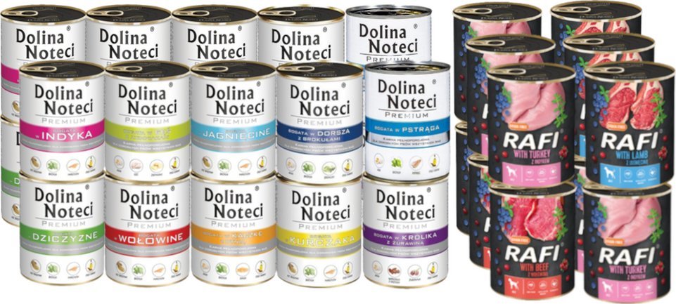 Dolina Noteci Dolina Noteci Premium + Rafi Mix smaków 30x800g