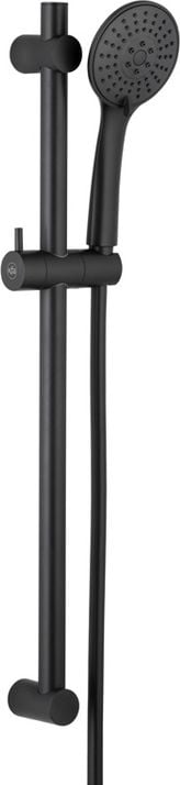 Zestaw prysznicowy KFA Moza przesuwny czarny (841-365-81)