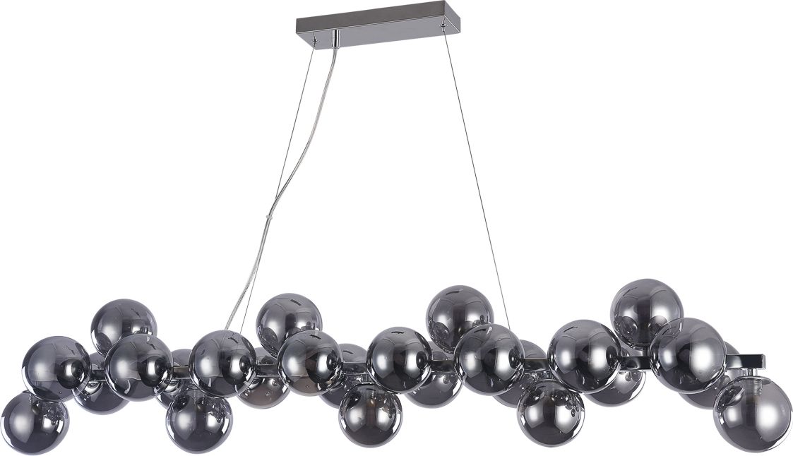 Lampa sufitowa Italux Lampa sufitowa dymiona do jadalni Italux Cabella PND-5252-A-25-CH+SMK