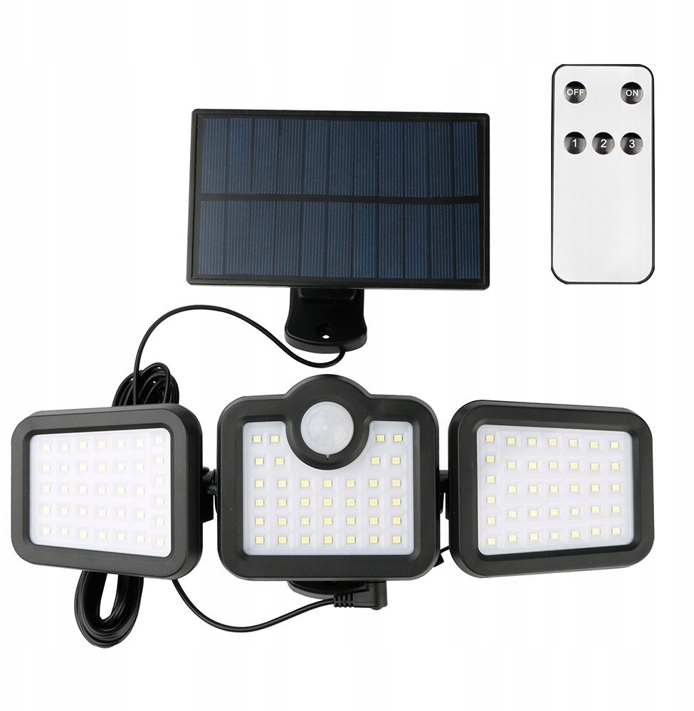 Forever Light SUNARI Solar Lamp LED PIR / 10W / 800lm / 6000K / 2400mAh