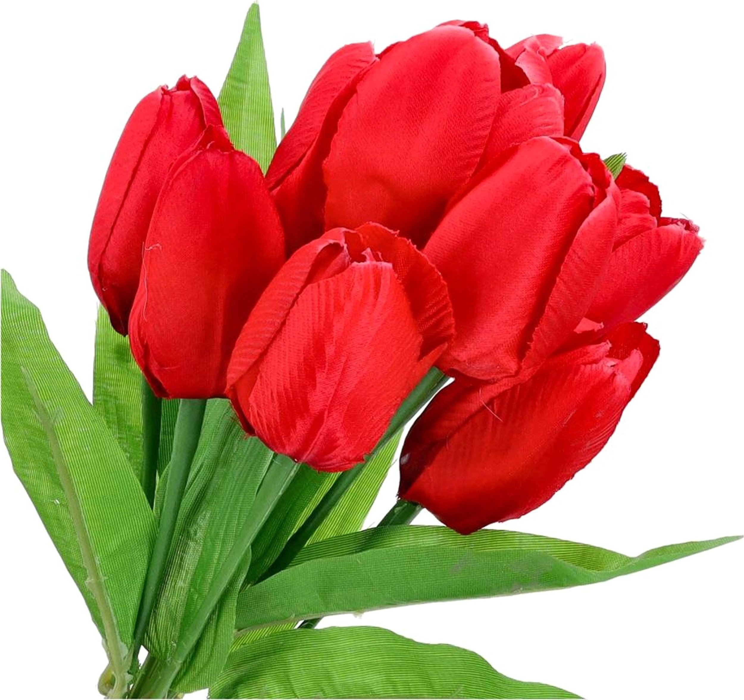 Bukiet Tulipanów Czerwone Materiałowe