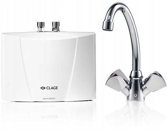 Ogrzewacz M3/SNM 3,5 kW bezciśnieniowy podumywalkowy z baterią dwuuchwytową