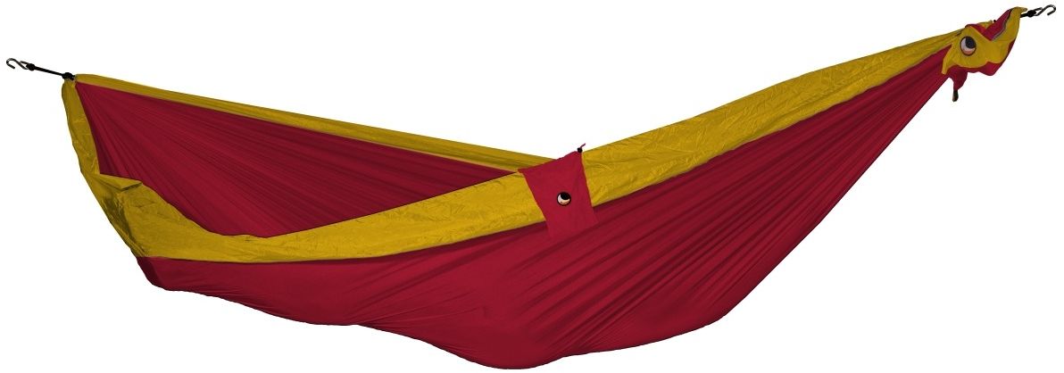 Ticket To The Moon Hamak dwuosobowy Original Hammock Burgundy/Dark Yellow 320x200cm (TMO3437)