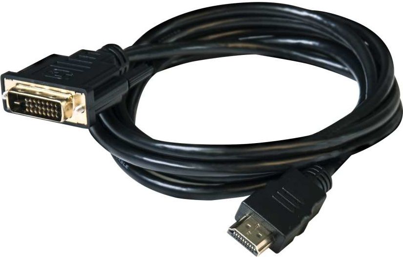 Kabel Club 3D HDMI - DVI-D 2m czarny (CAC-1210)