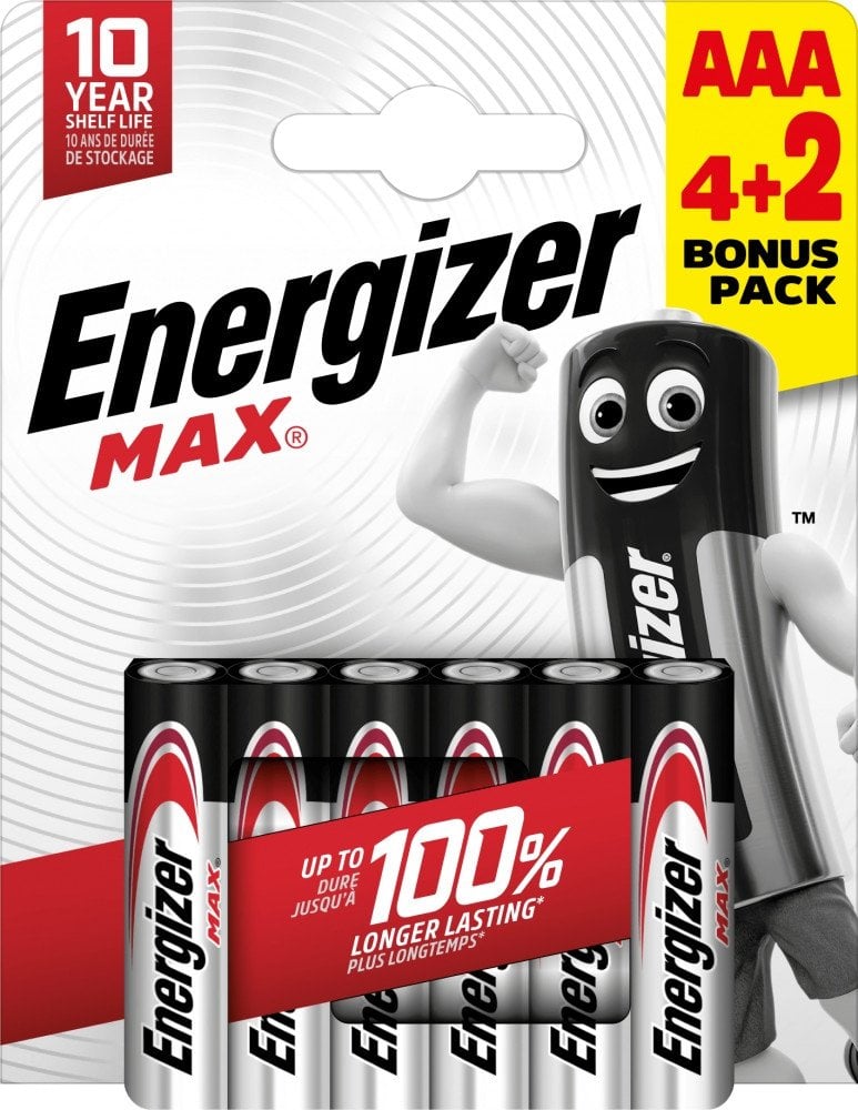 ENERGIZER MAX ALKALINE AAA X6