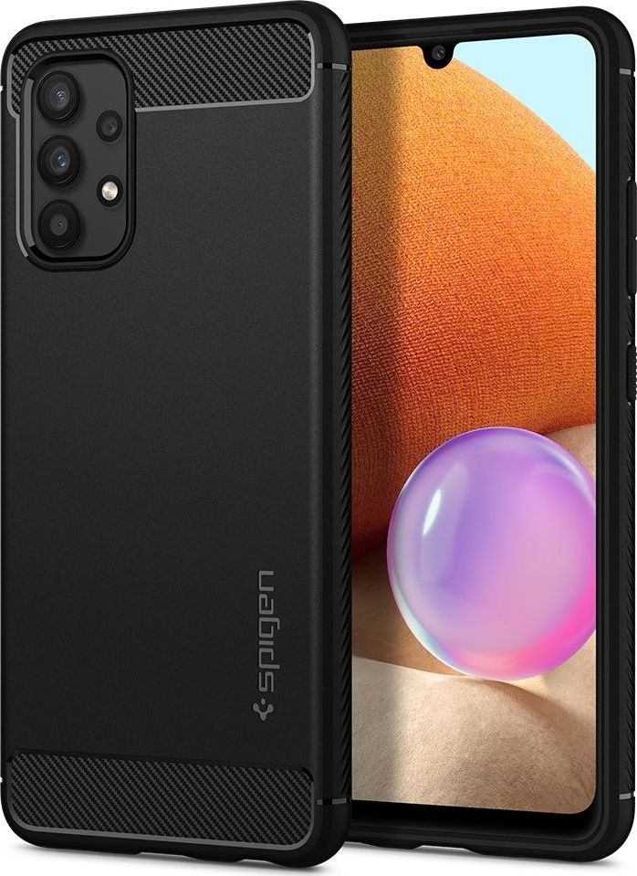 Spigen Etui Spigen Rugged Armor do Samsung Galaxy A52 LTE / 5G Matte Black