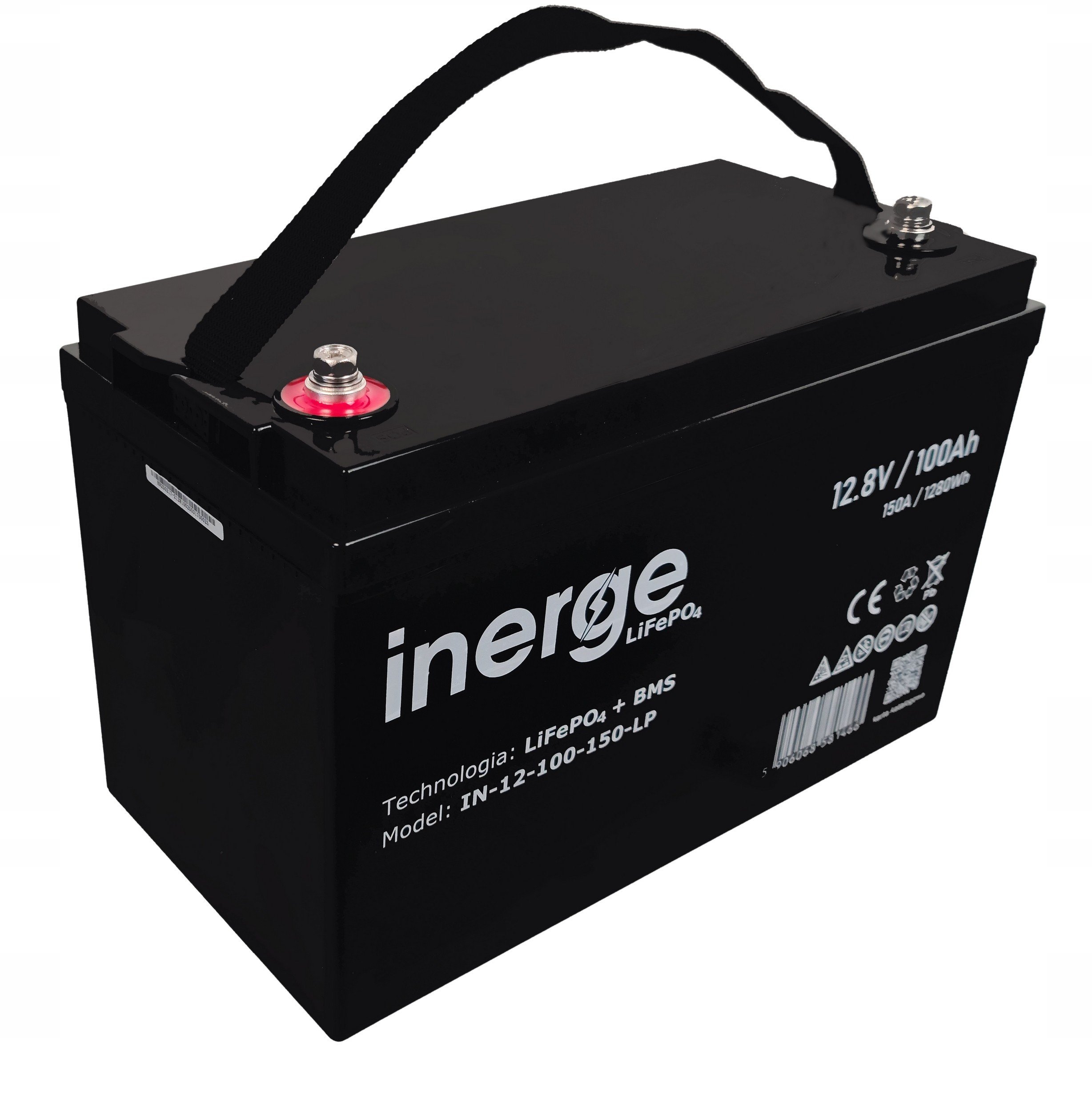 Inerge Akumulator LiFePO4 12V 100Ah (150A) + BMS