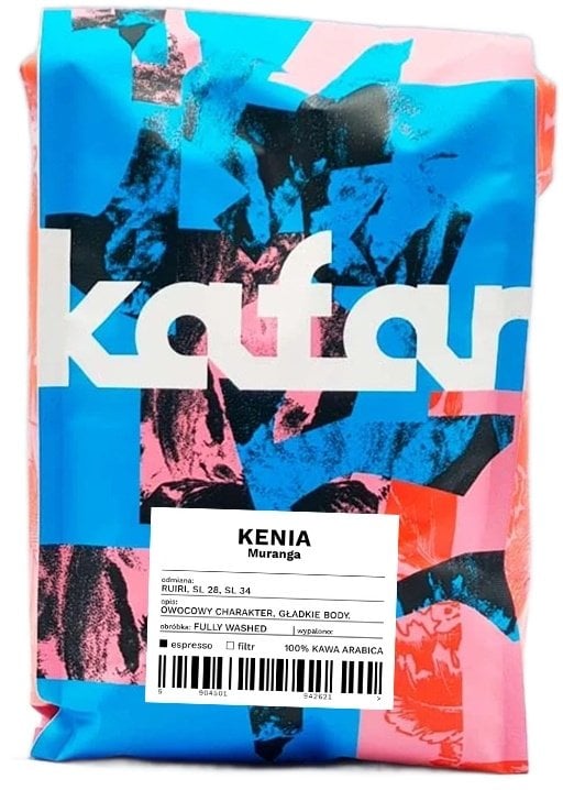 Kawa ziarnista Kafar Kawa ziarnista Kenia Muranga Espresso 1kg