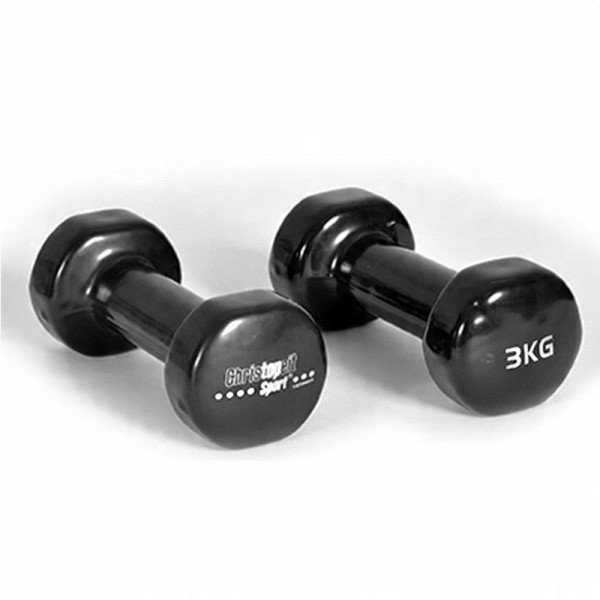 Christopeit hantle Beauty Bells winylowe 2 x 3 kg
