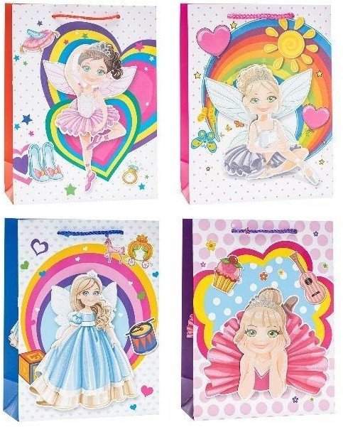 Torebka dziecięce Pop-Up 3D 26x32x10cm mix ROZETTE