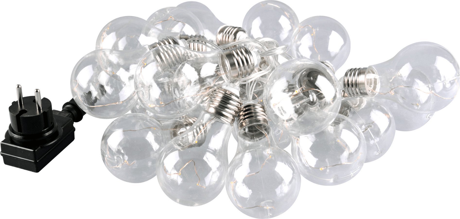 Polux Dekoracyjna girlanda zewnętrzna 20 LED 5,3m 2,7W klimatyczna ciepła