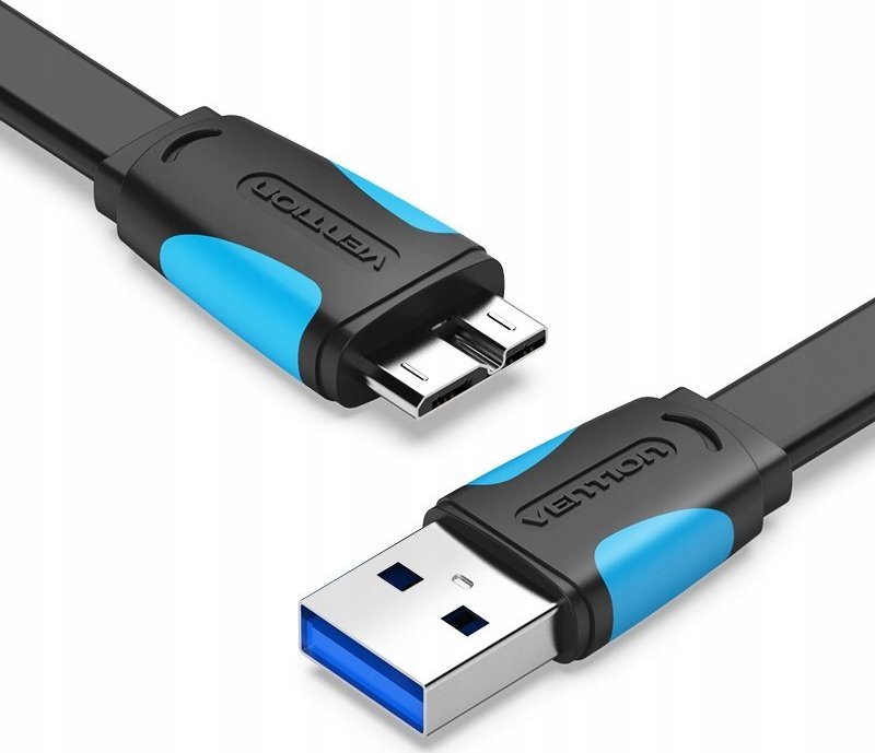 Kabel USB Vention USB-A - microUSB 1.5 m Czarny (VAS-A12-B150)