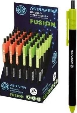 Długopis automat. trójkąt Fusion 0,6mm (36szt)