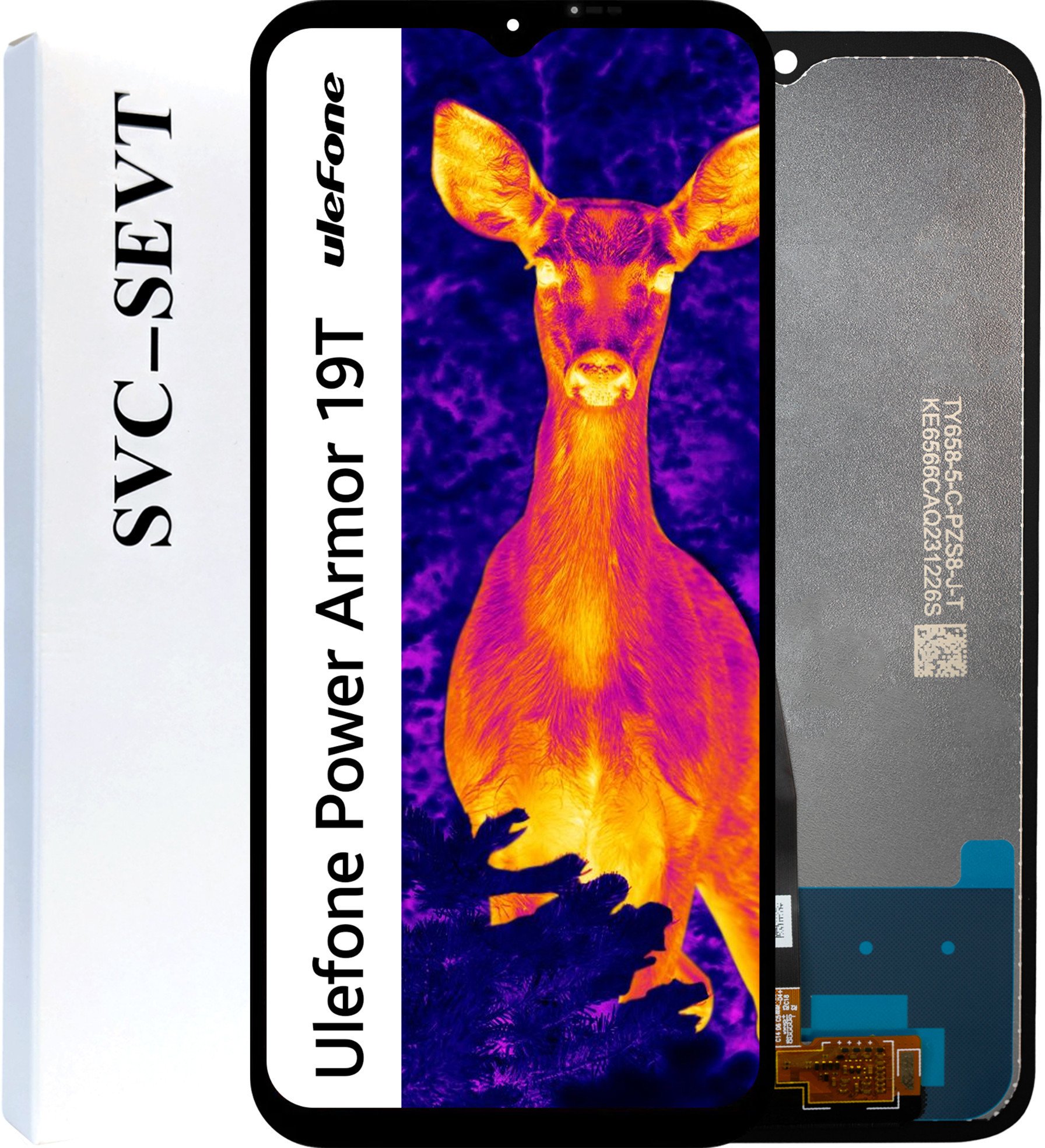 Zila Wyświetlacz do Ulefone Power Armor 19T Ekran LCD Oryginał (5904858353910)