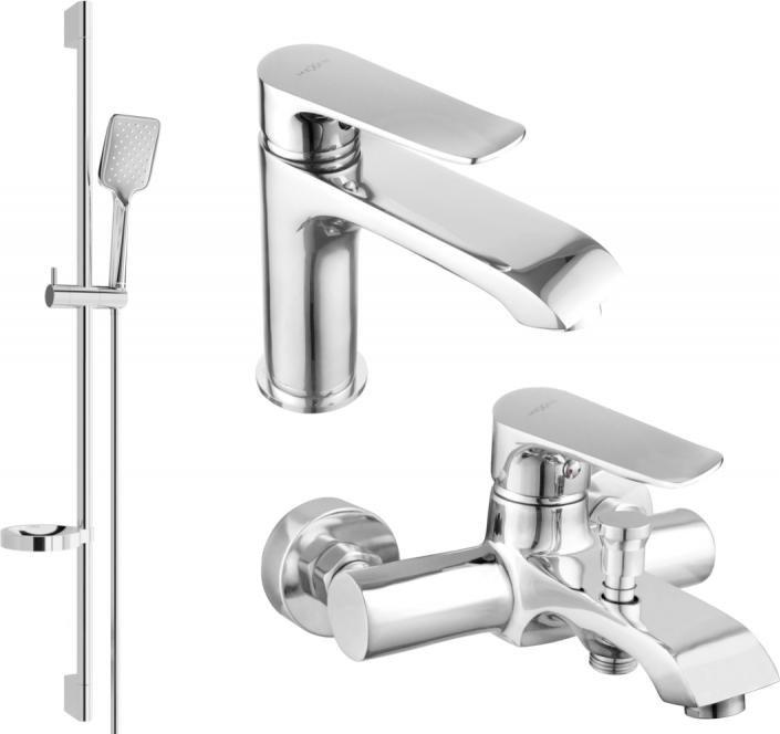 Bateria wannowa Mexen Mexen Pecos DS62 zestaw wannowy, chrom - 72703DS62-00