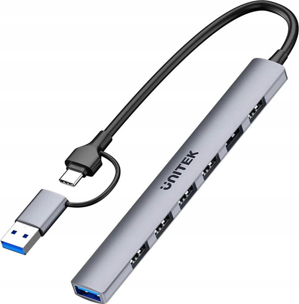 HUB USB Unitek H1209A 7x USB-A 2.0 3.0 (H1209AGY01)