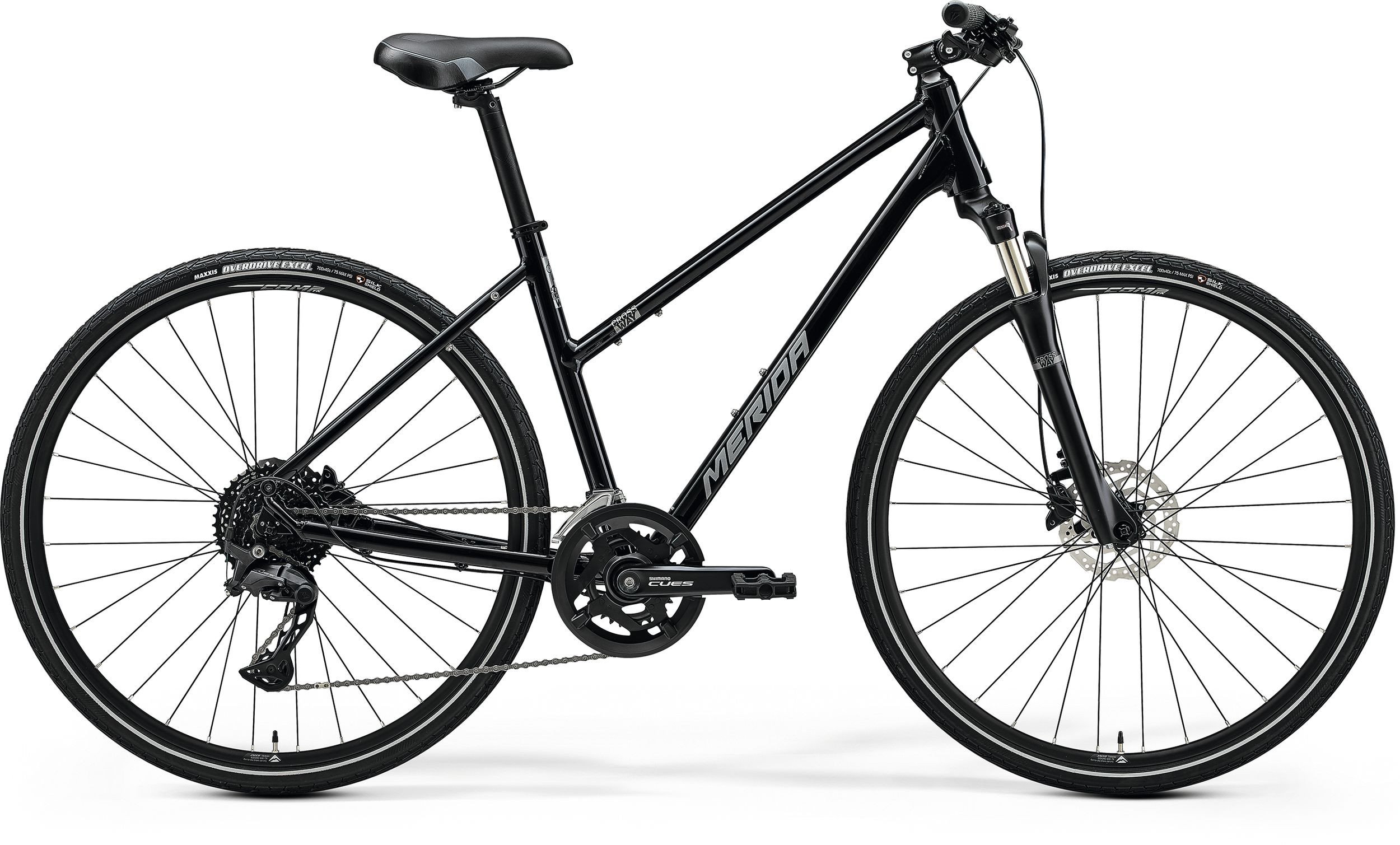 Merida CROSSWAY 300 Lady 28" 25' Wybierz rozmiar ramy: M, Wybierz kolor: GLOSSY BLACK(SILVER)