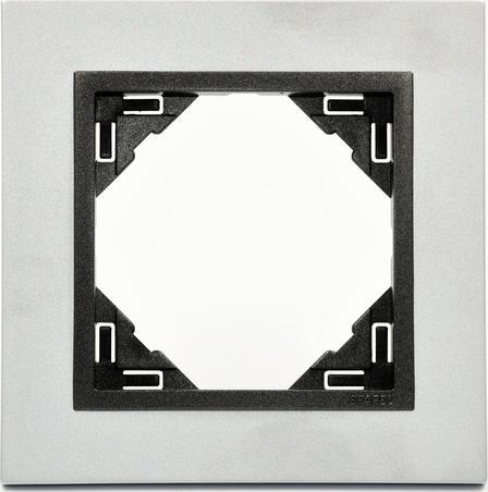 Efapel EFAPEL METALLO RAMKA 1-KROTNA ALUMINIUM GRAFIT 90910 TUS