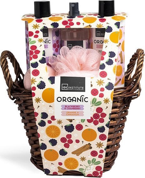 DUŻY ZESTAW PREZENTOWY KOSZ DZIEŃ KOBIET DO KĄPIELI CIAŁA KOSMETYKI ORGANIC