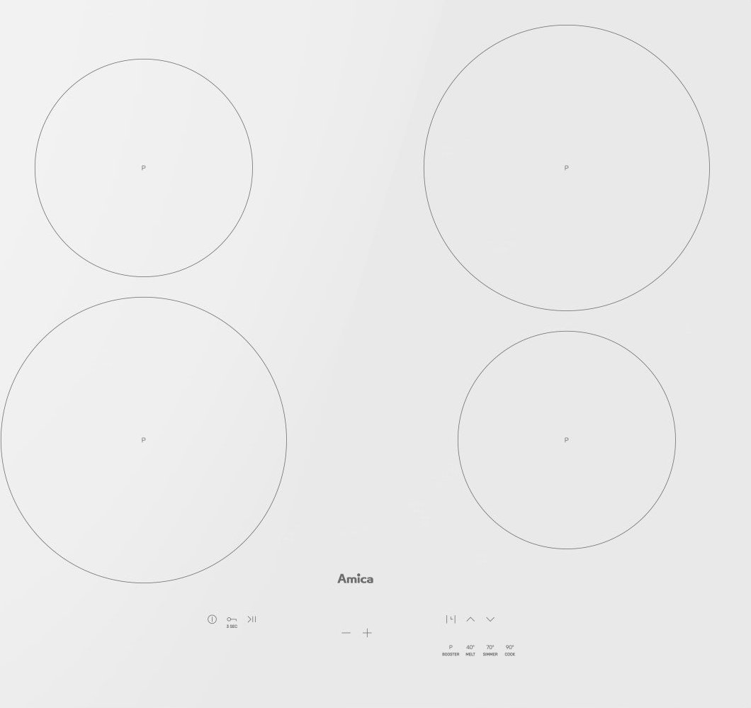 Płyta grzewcza Amica Płyta indukcyjna Amica PIDH6140PHTUN 3.0 HobControl 60x52 PowerBooster