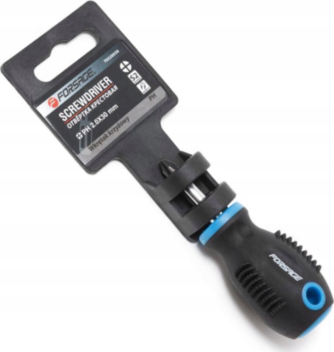 Forsage Śrubokręt krzyżakowy magnesowa "Profi"S2 PH1.0x30mm,