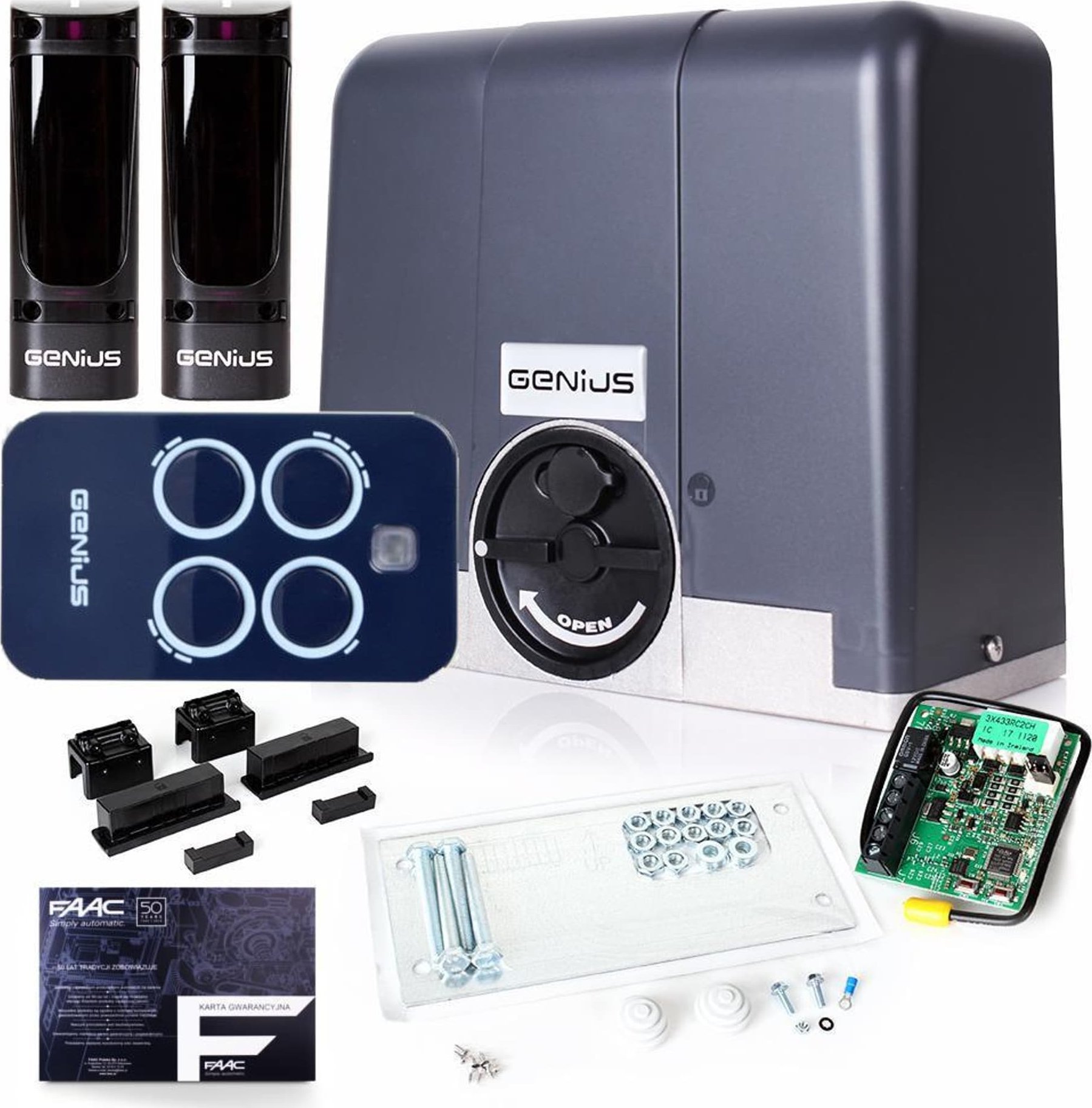 Genius Zestaw Genius Blizzard 900 do 900kg bram przesuwnych